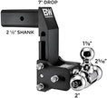 Load image into Gallery viewer, B&W - TOW AND STOW 2.5" SHANK / 7" DROP- TRI BALL