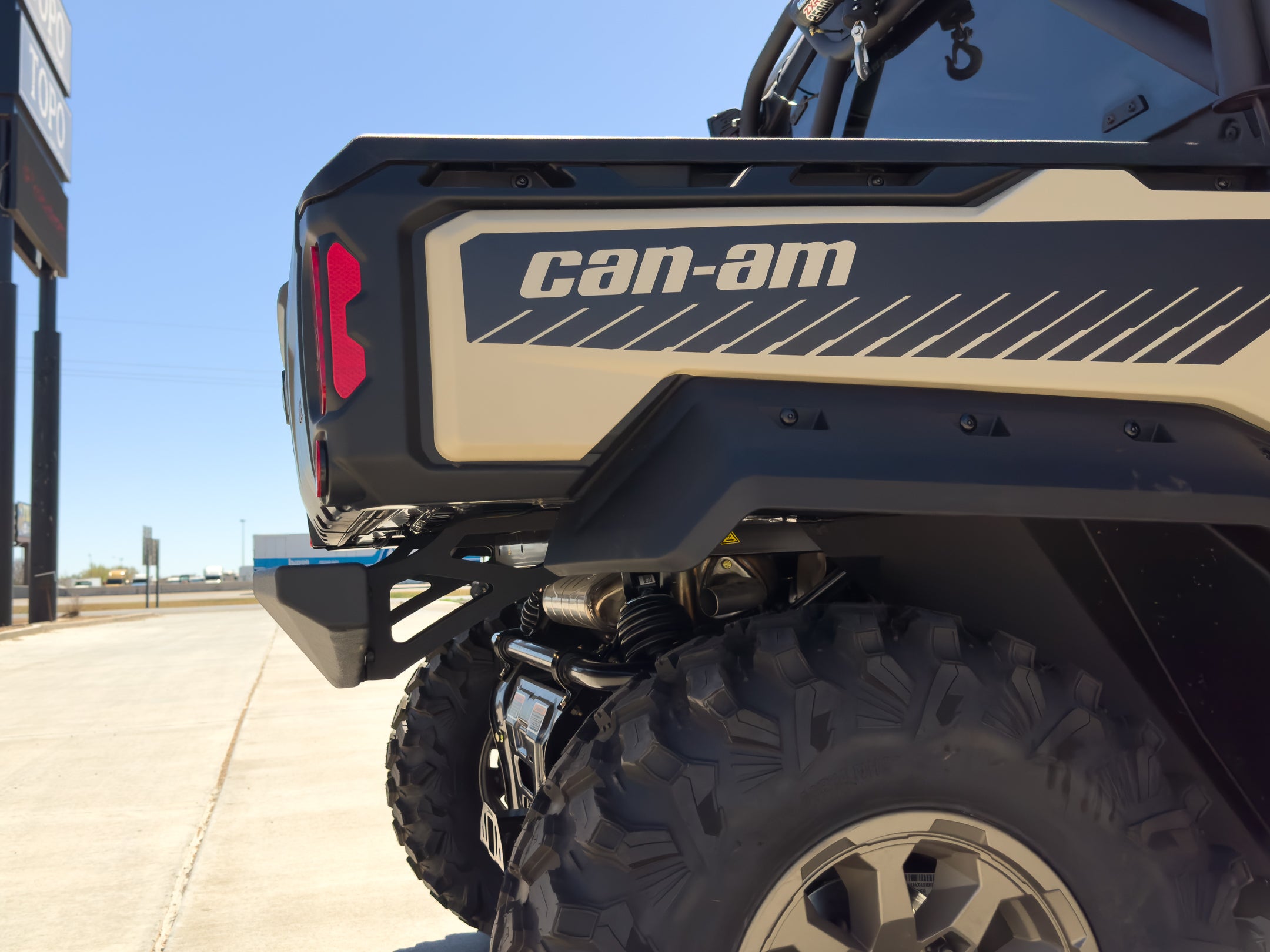 CAN-AM DEFENDER HEAVY DUTY REAR BUMPER