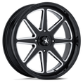 Load image into Gallery viewer, Wild Boar Razorback M/T 33x9.5-20 (6-Ply) Mud Tires on MSA M54 Spark Gloss Black Milled Wheels