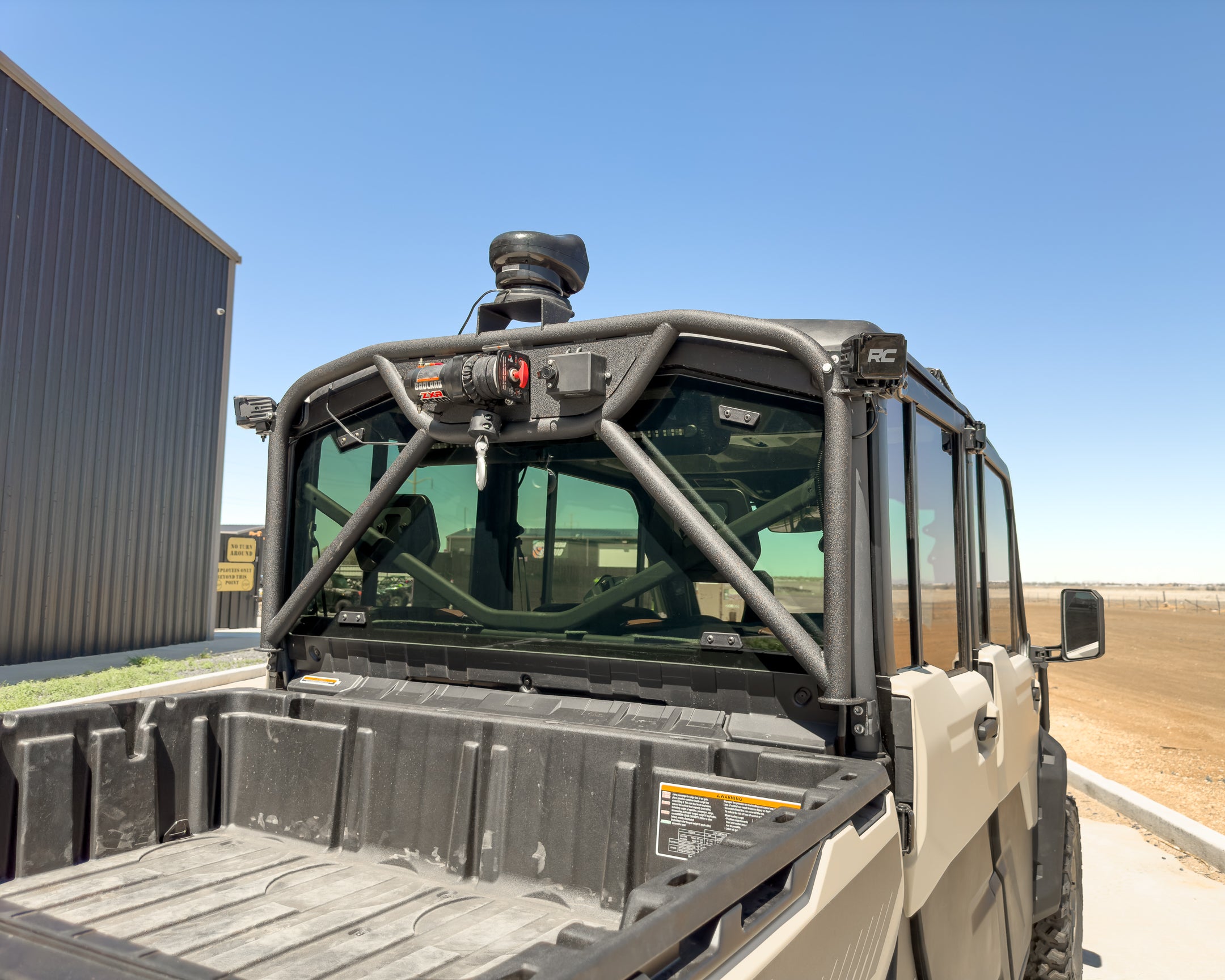 CAN-AM DEFENDER HEAVY DUTY HEADACHE RACK (WINCH READY) – Topo Motorsports