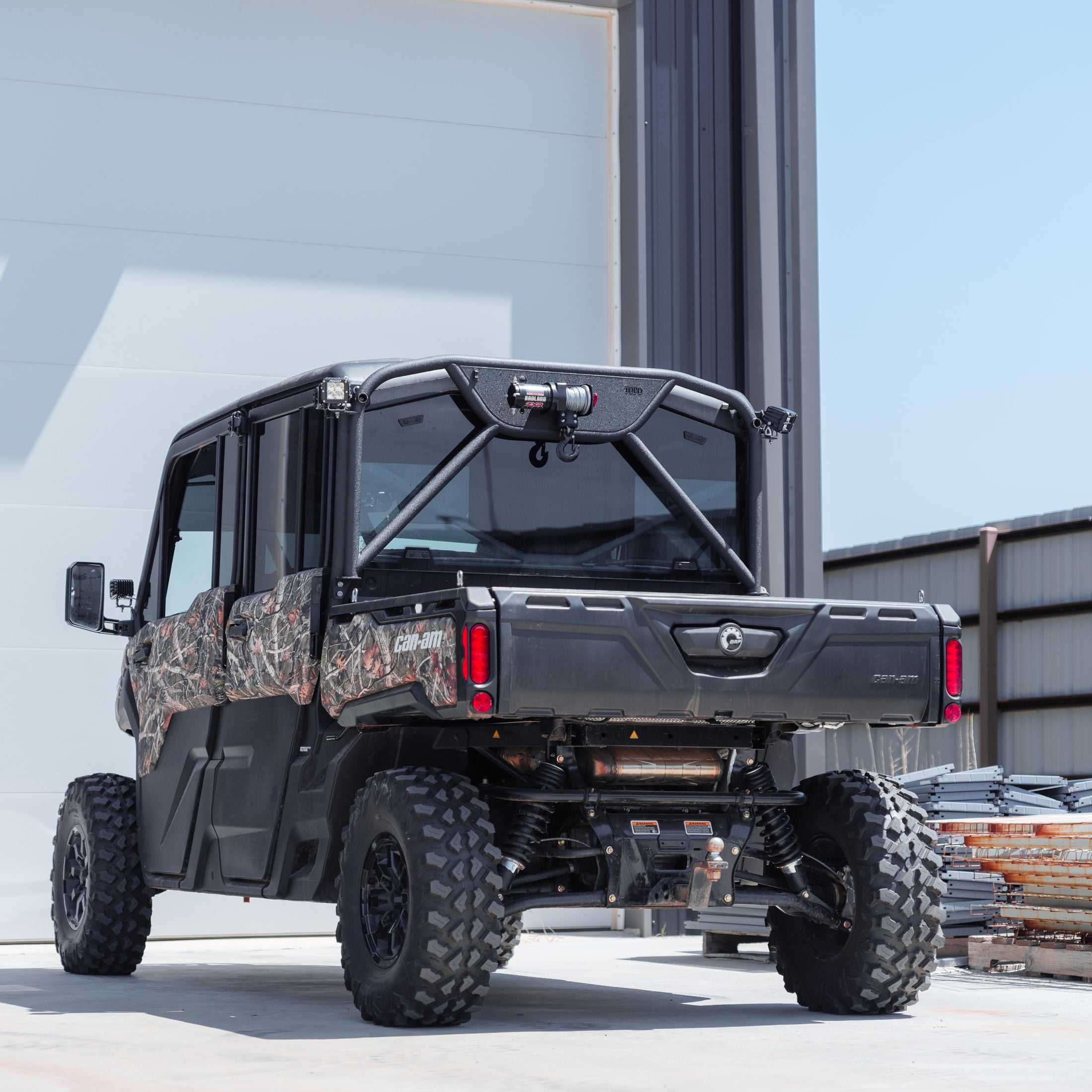 Can-Am Defender Heavy Duty Winch Headache Rack