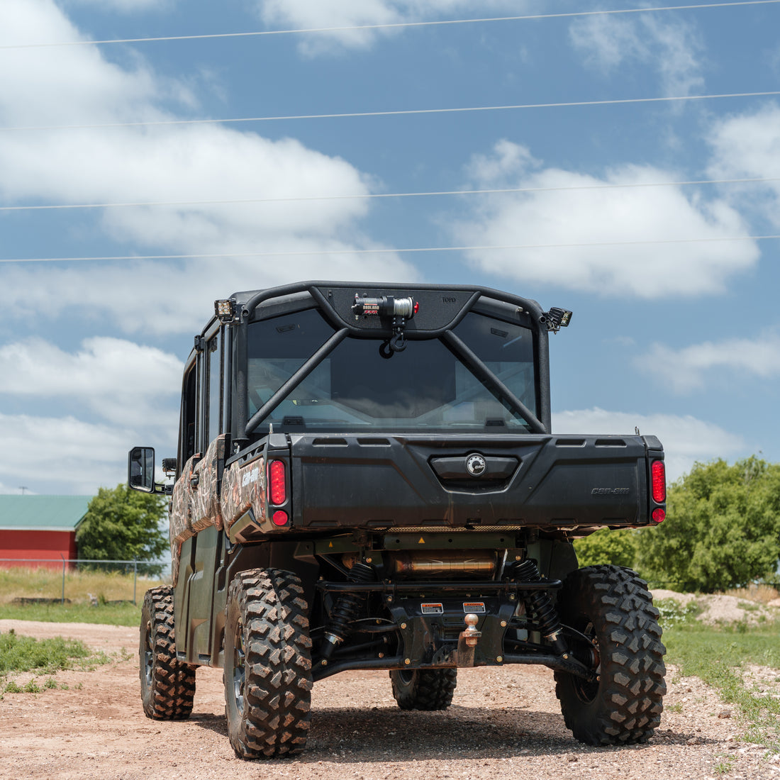 Can-Am Defender Heavy Duty Winch Headache Rack – Topo Motorsports