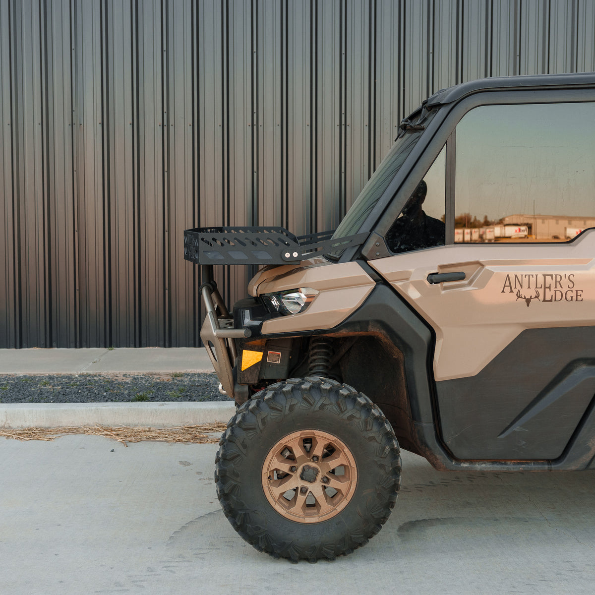 Can Am Defender Front Rack Can-Am Defender Front Hood Basket / Storage Rack – Topo Motorsports