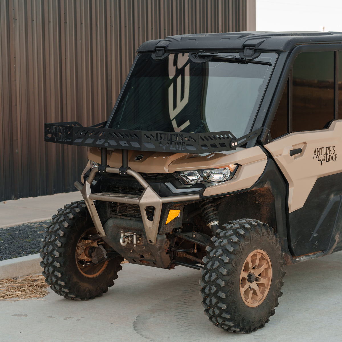 Can Am Defender Front Rack Can-Am Defender Front Hood Basket / Storage Rack – Topo Motorsports