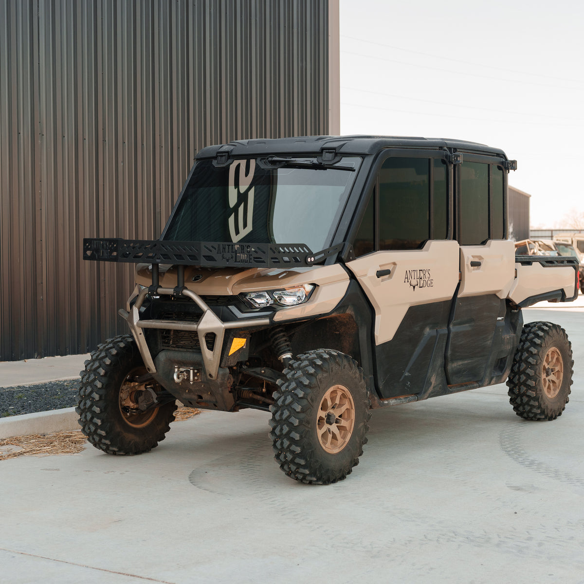 Can Am Defender Front Rack Can-Am Defender Front Hood Basket / Storage Rack – Topo Motorsports