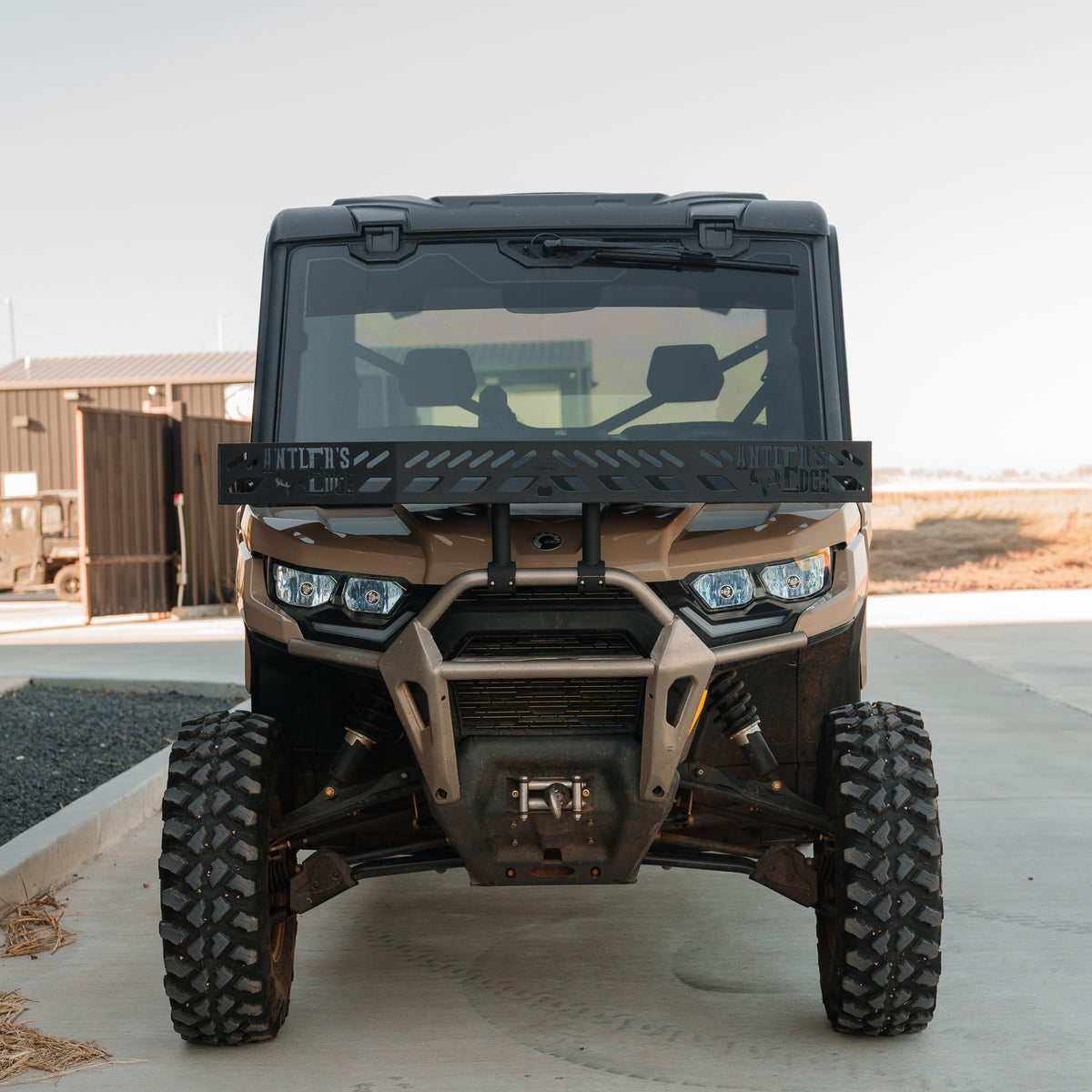 Can Am Defender Front Rack Can-Am Defender Front Hood Basket / Storage Rack – Topo Motorsports