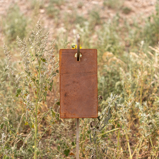 3/8″ AR500 Static Steel Target – 12" x 8" Rectangle