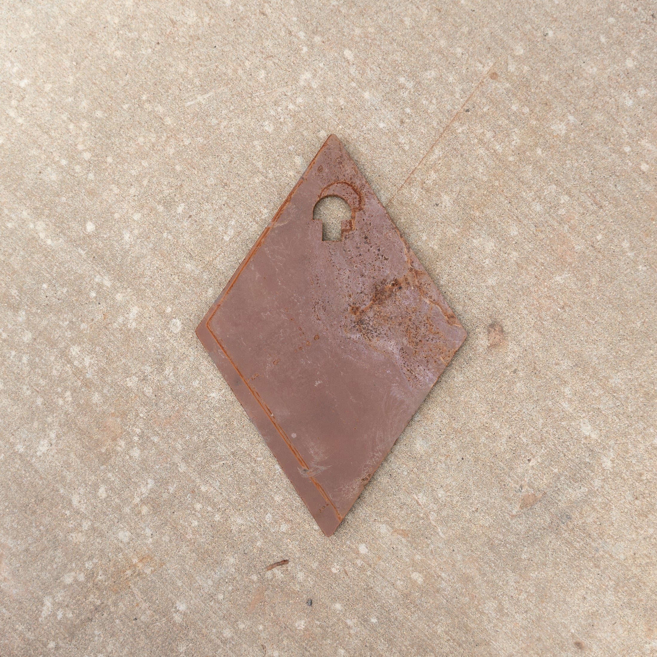 3/8″ AR500 Static Steel Target – 12" x 8" Diamond