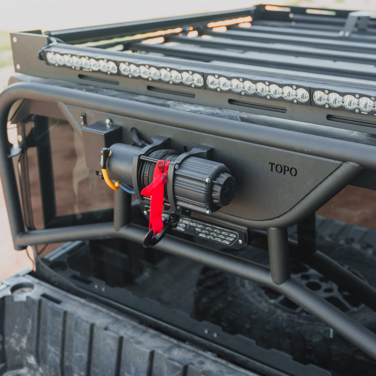 Polaris Ranger XD 1500 Winch Headache Rack – Topo Motorsports