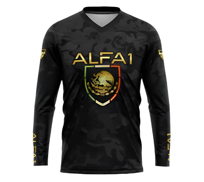 Escudo Dorado Black Off-road Jersey