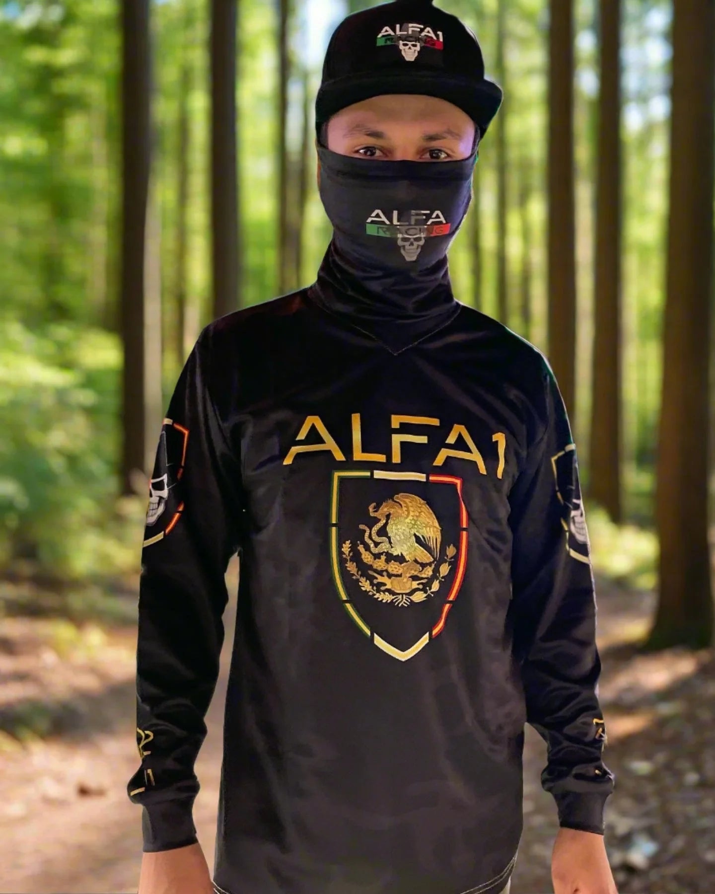 Escudo Dorado Black Off-road Jersey