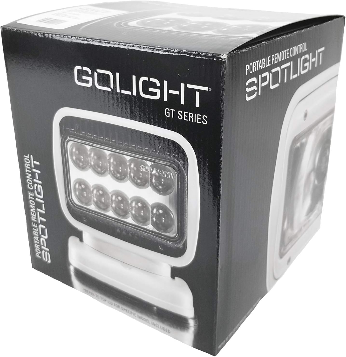 GOLIGHT GT Radioray Spotlight LED Portable Magnetic Mount Shoe Wireless Handheld Remote Black Model 79514GT