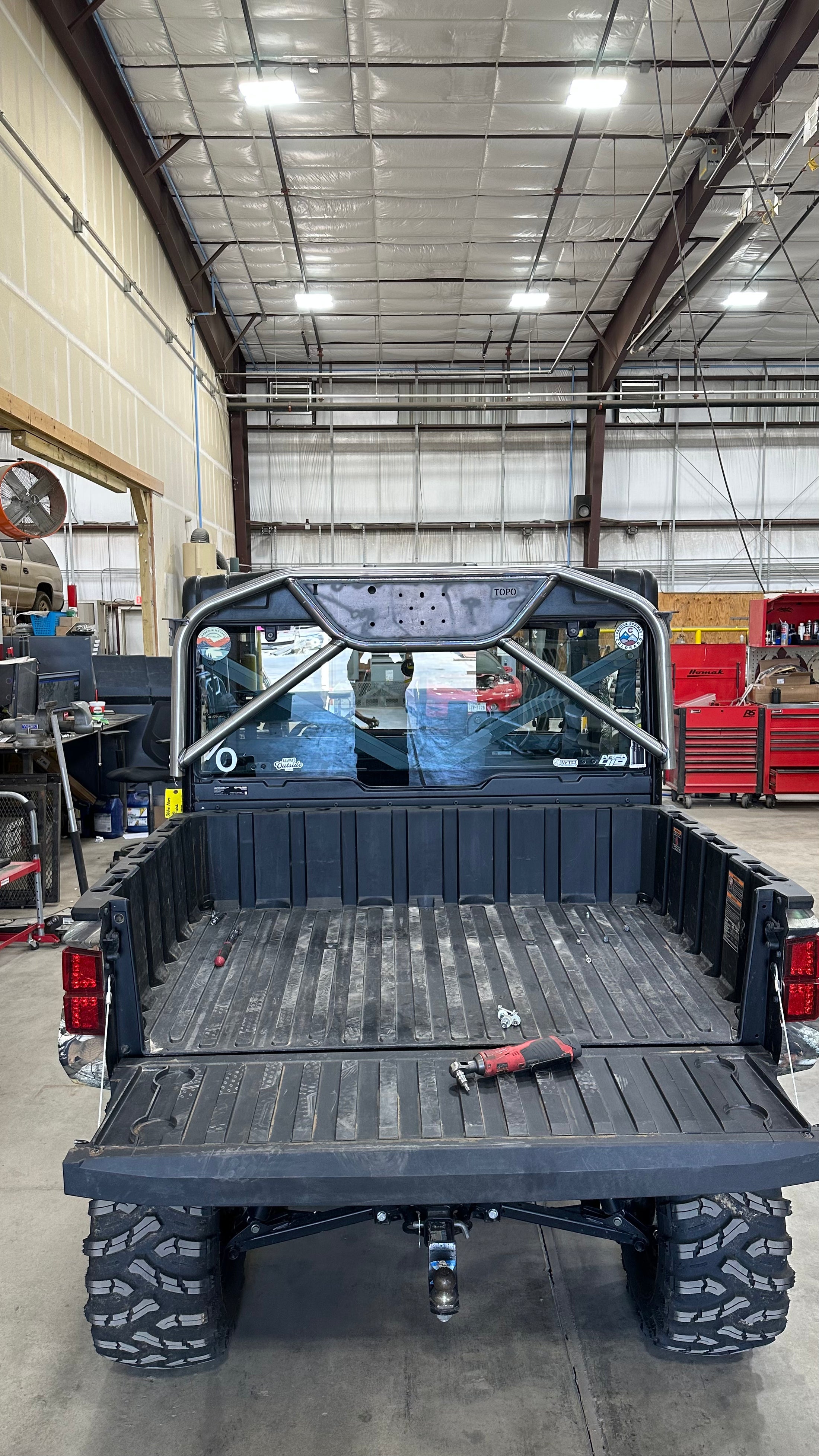 Polaris Ranger Heavy-Duty Winch Headache Rack