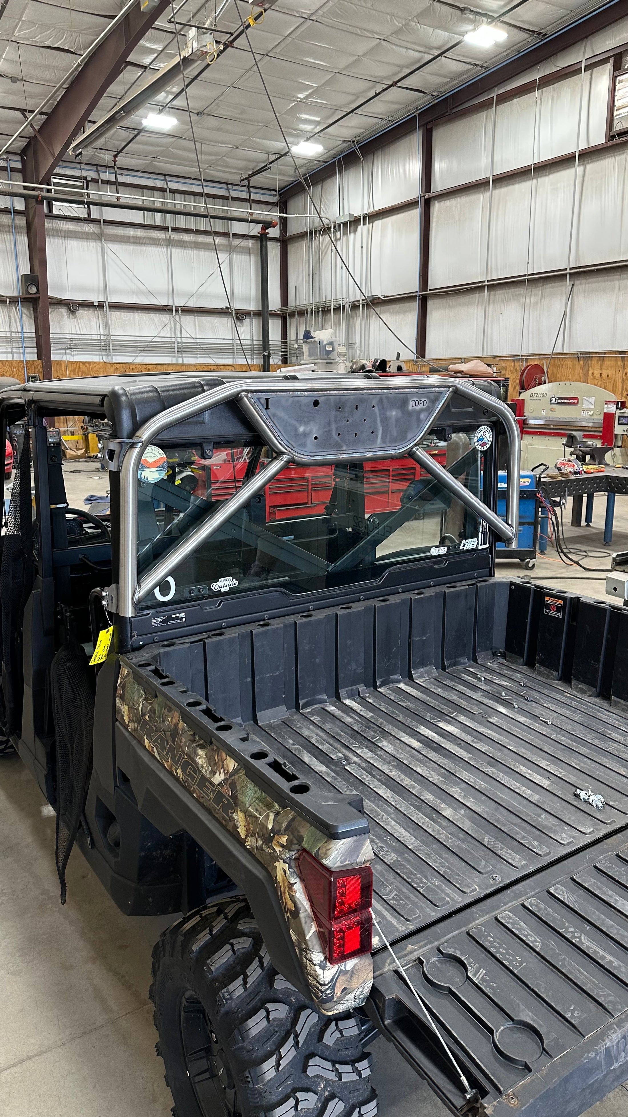Polaris Ranger Heavy-Duty Winch Headache Rack