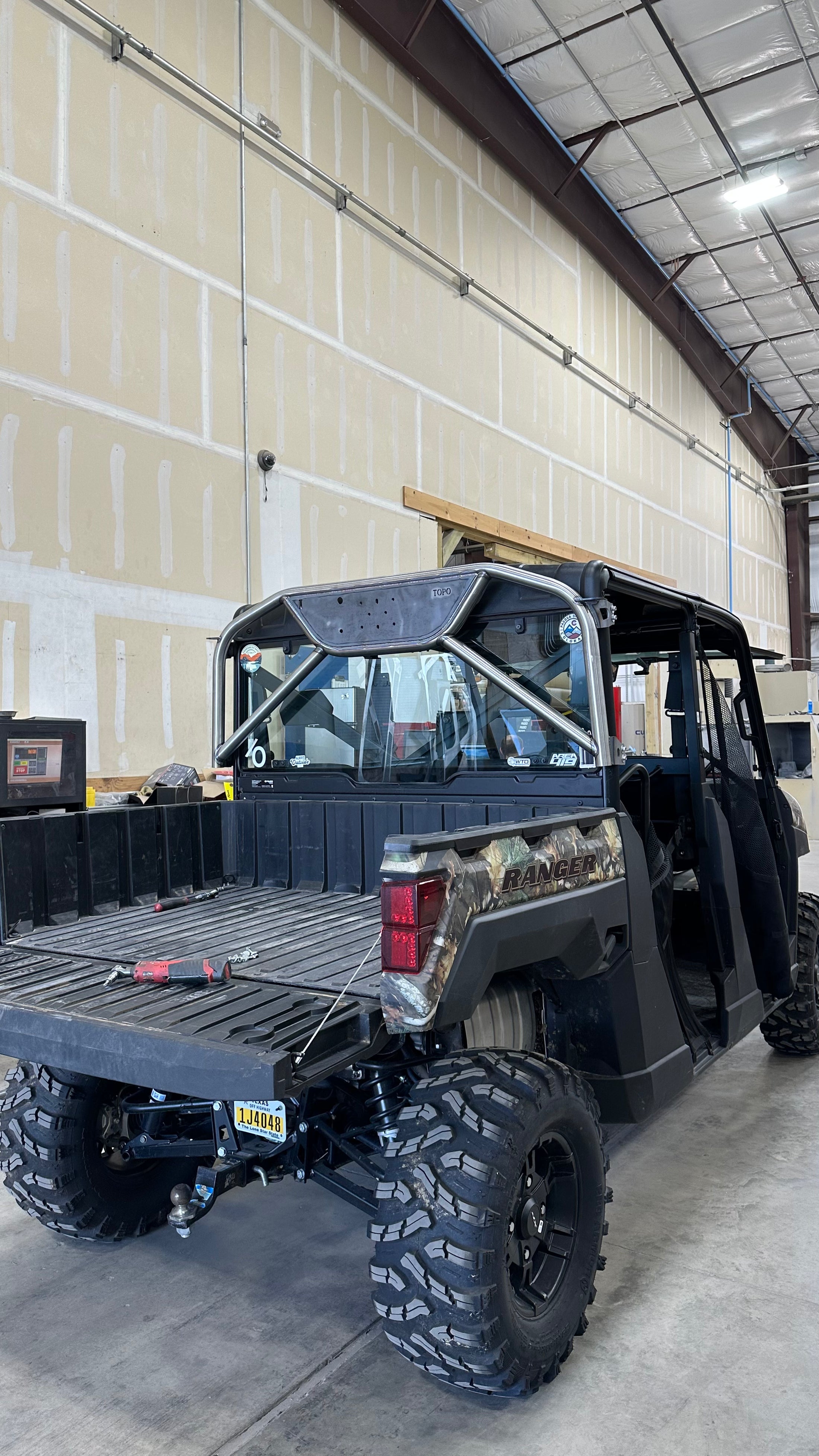 Polaris Ranger Heavy-Duty Winch Headache Rack