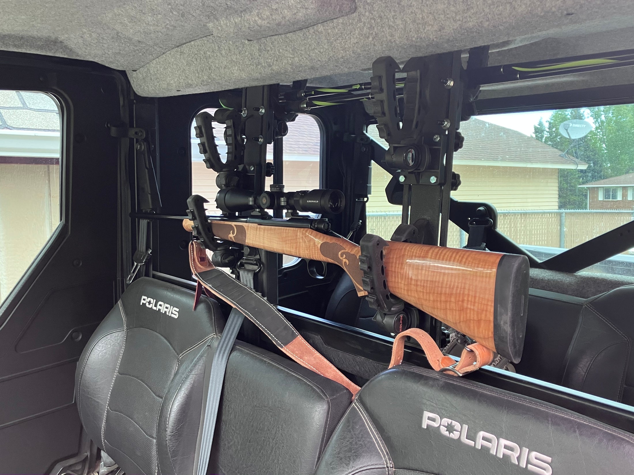 Polaris Ranger Over The Seat Gun Rack Kit