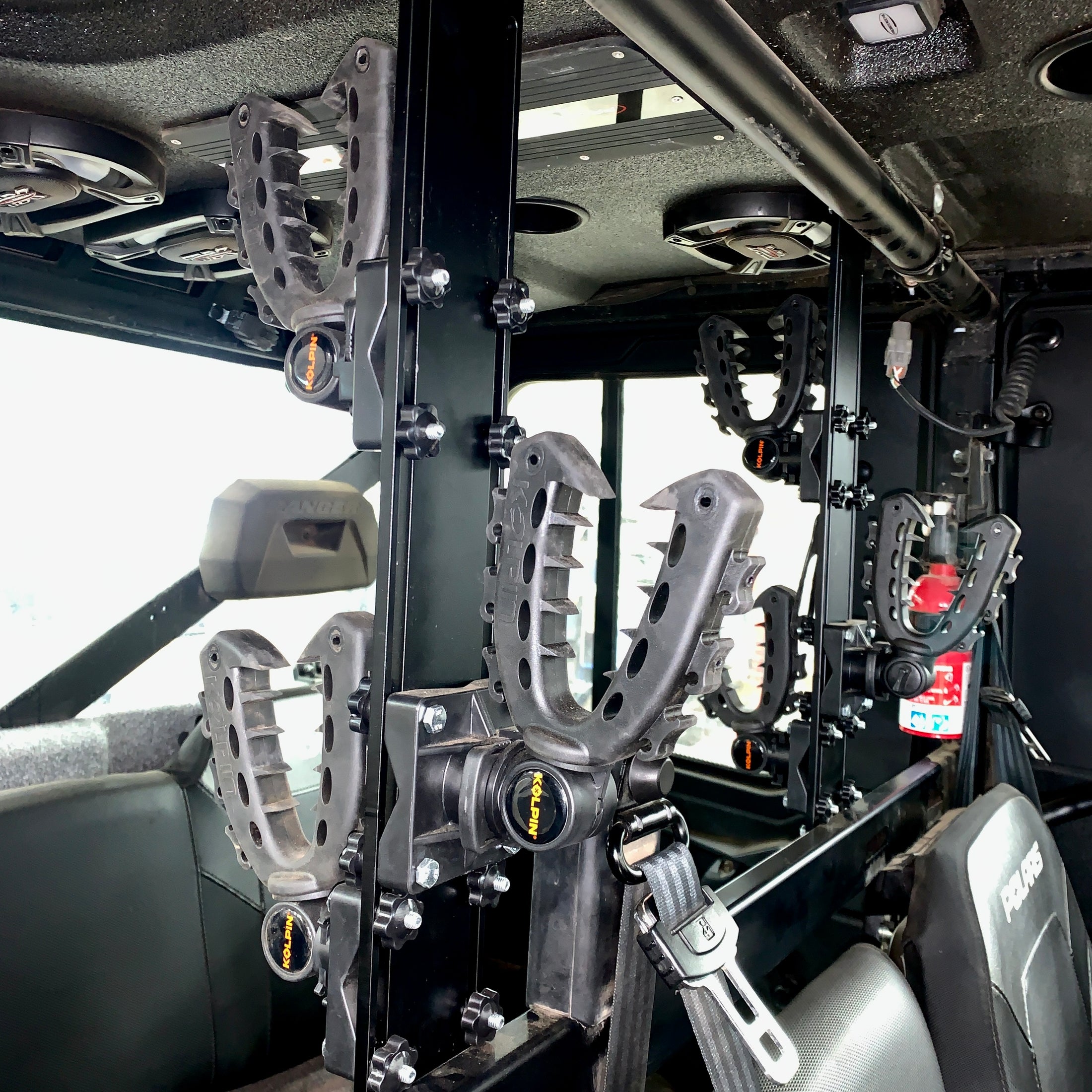 Polaris Ranger Over The Seat Gun Rack Kit