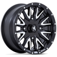 Load image into Gallery viewer, Wild Boar Razorback M/T 28x9.5-14 (6-Ply) Mud Tires on MSA M49 Creed Matte Black & Machined Wheels
