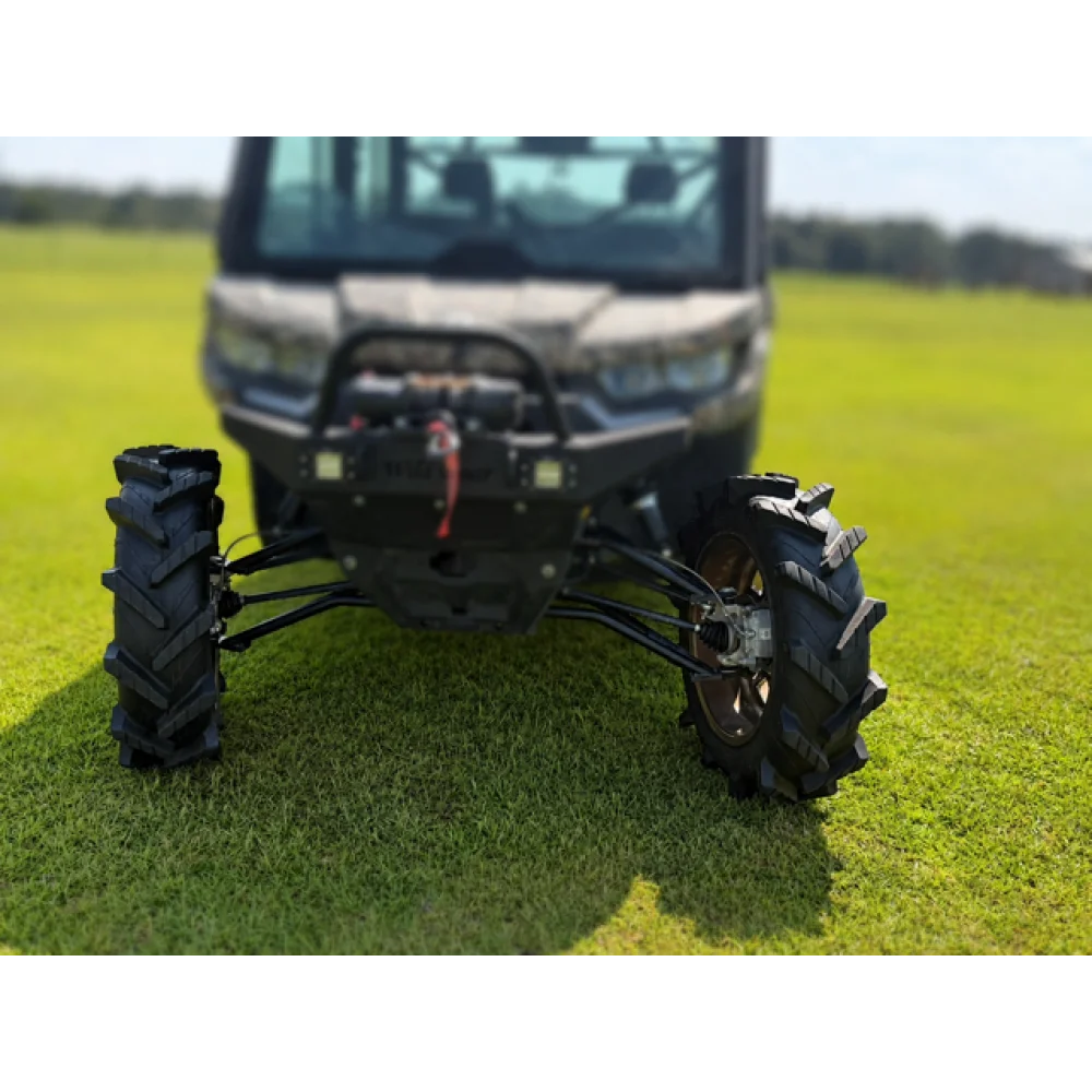 Wild Boar Razorback M/T 33x9.5-20 (6-Ply) Mud Tires on Fuel Kompressor Polished Wheels