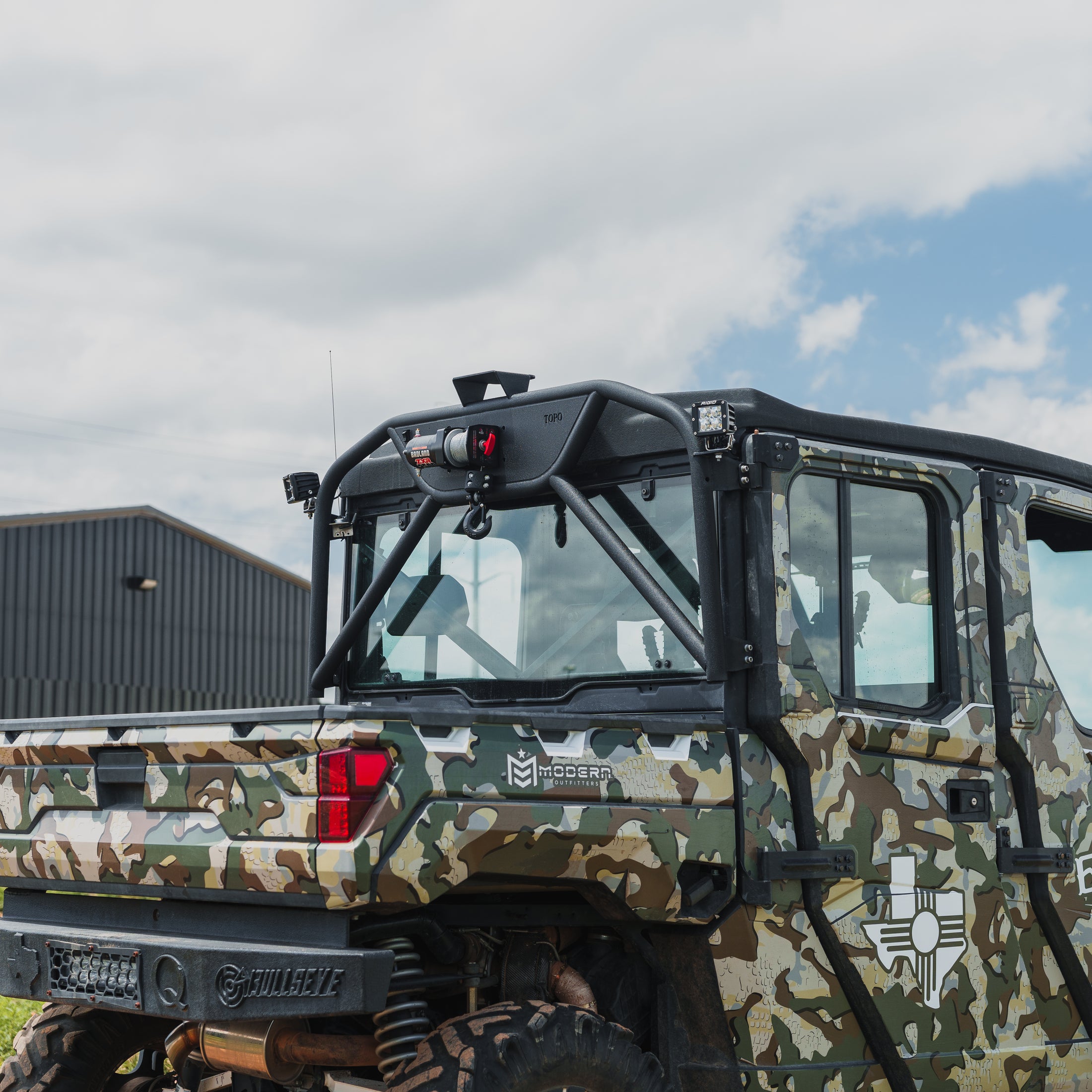 Polaris Ranger Heavy-Duty Winch Headache Rack