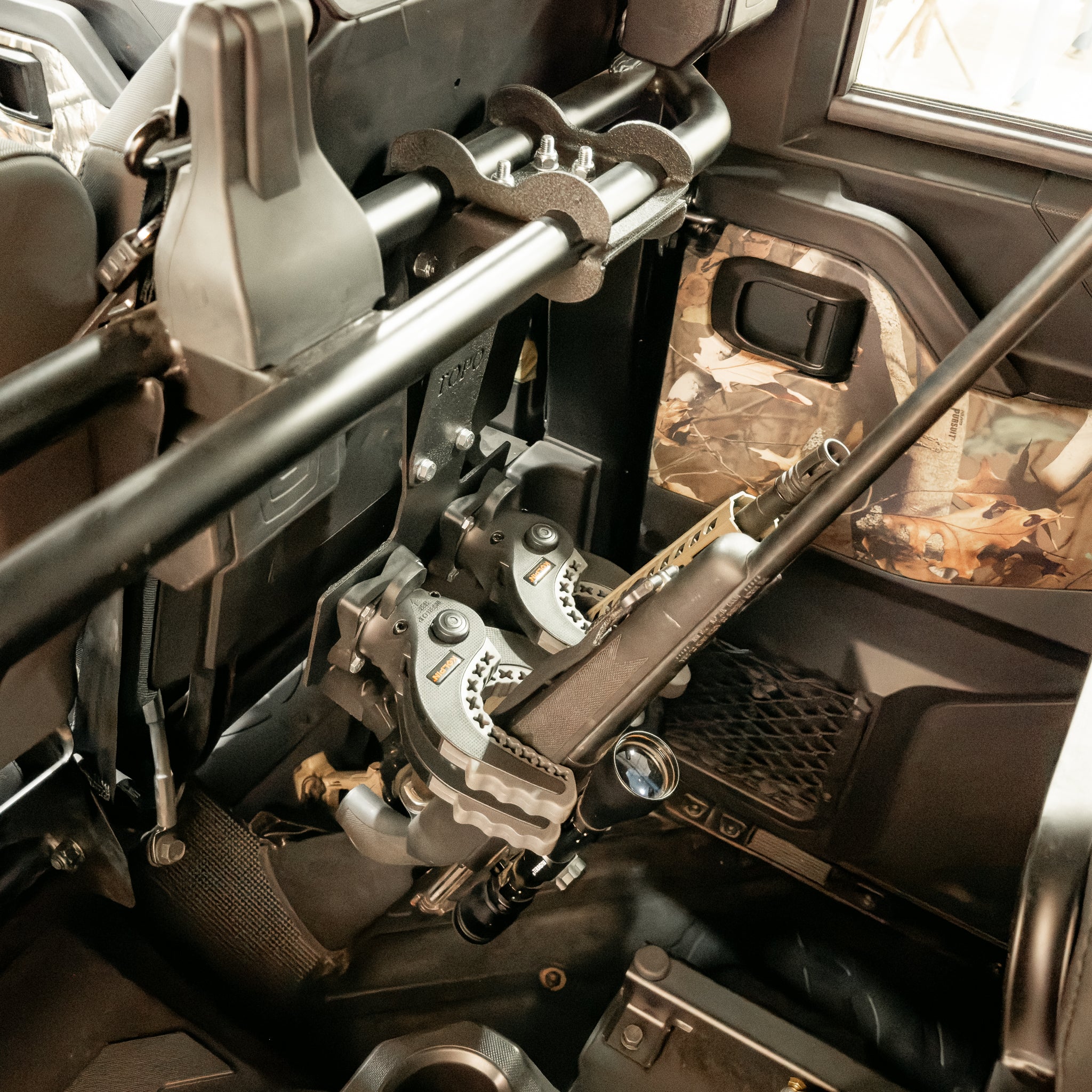 Polaris Ranger XD 1500 Rear Seat Custom Gun Mount Kit