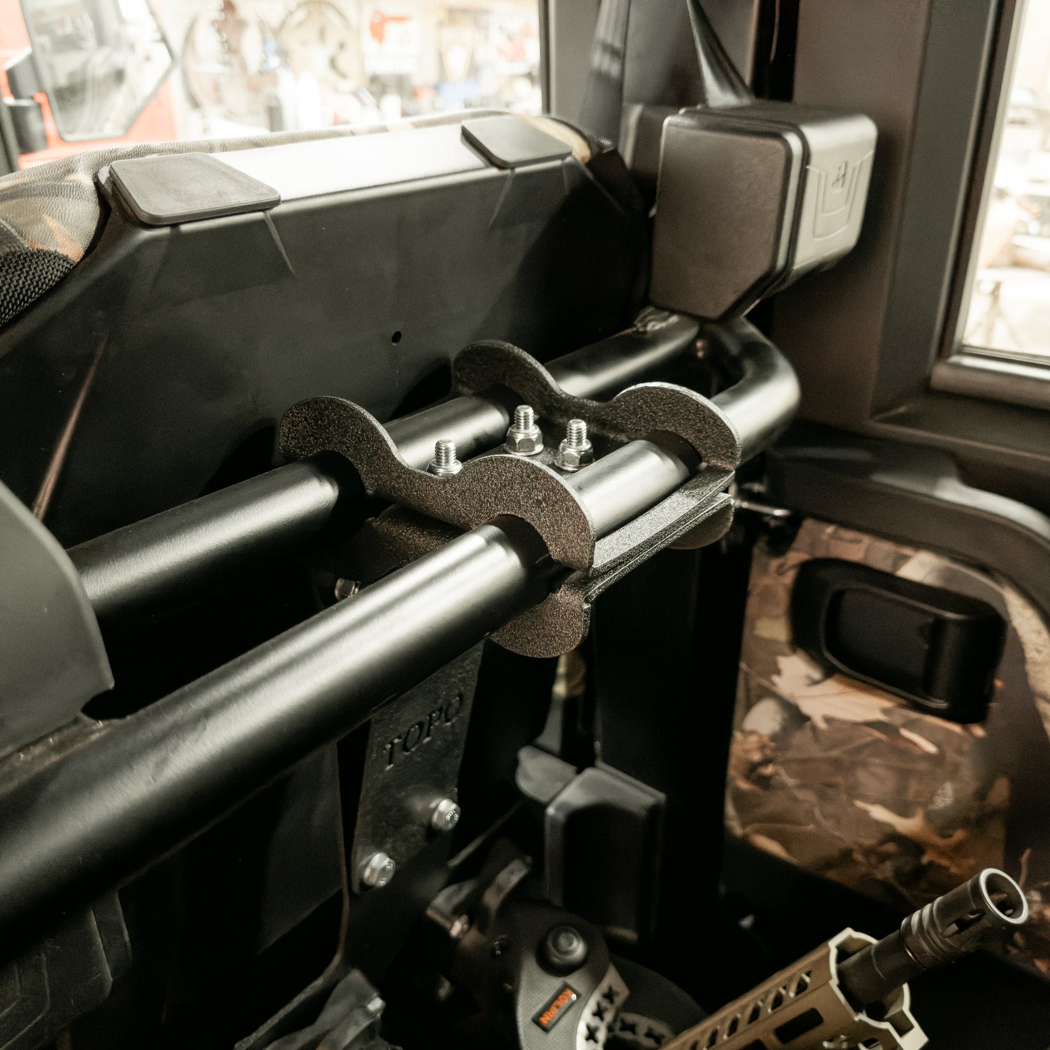 Polaris Ranger XD 1500 Rear Seat Custom Gun Mount Kit