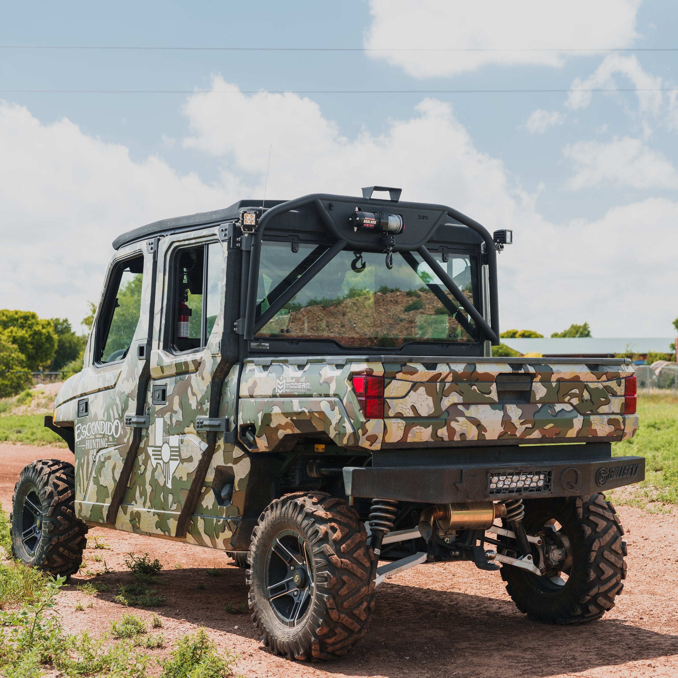 Polaris Ranger Heavy-Duty Winch Headache Rack