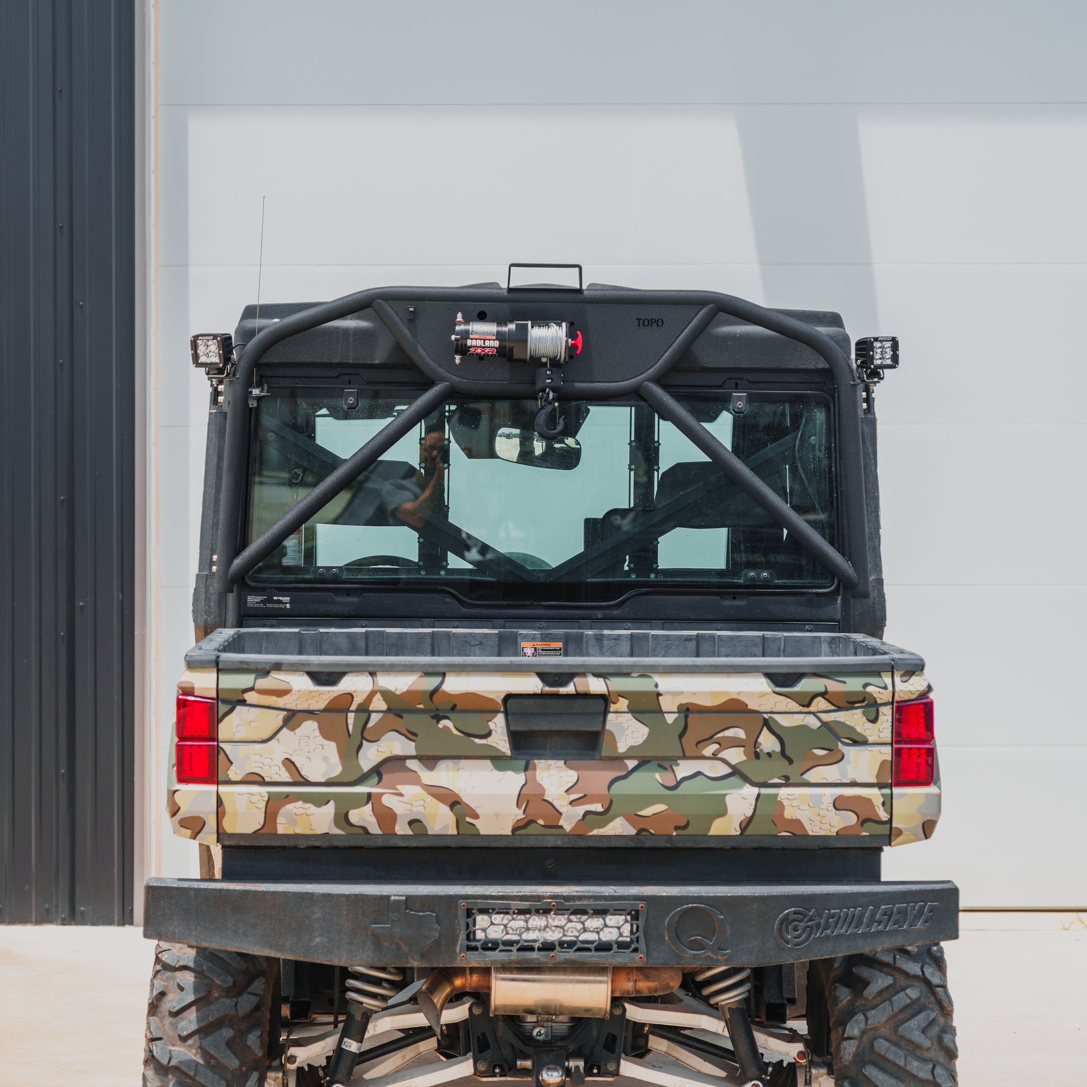 Polaris Ranger Heavy-Duty Winch Headache Rack