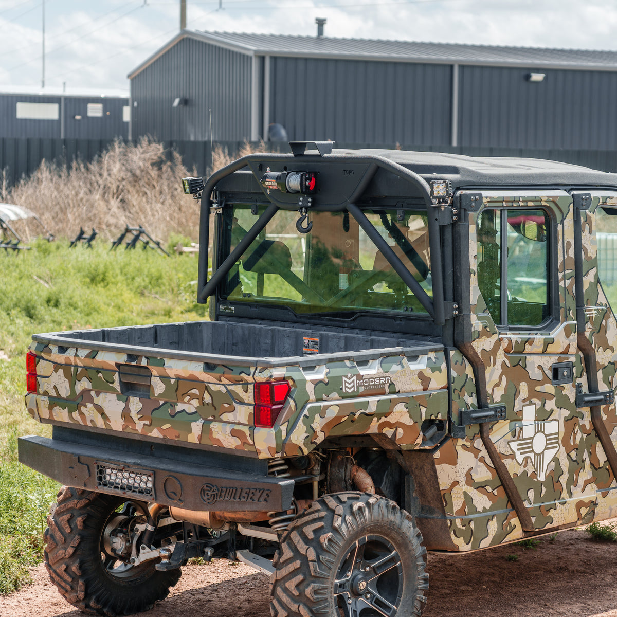 Polaris Ranger 1000 Heavy-Duty Winch Headache Rack – Topo Motorsports