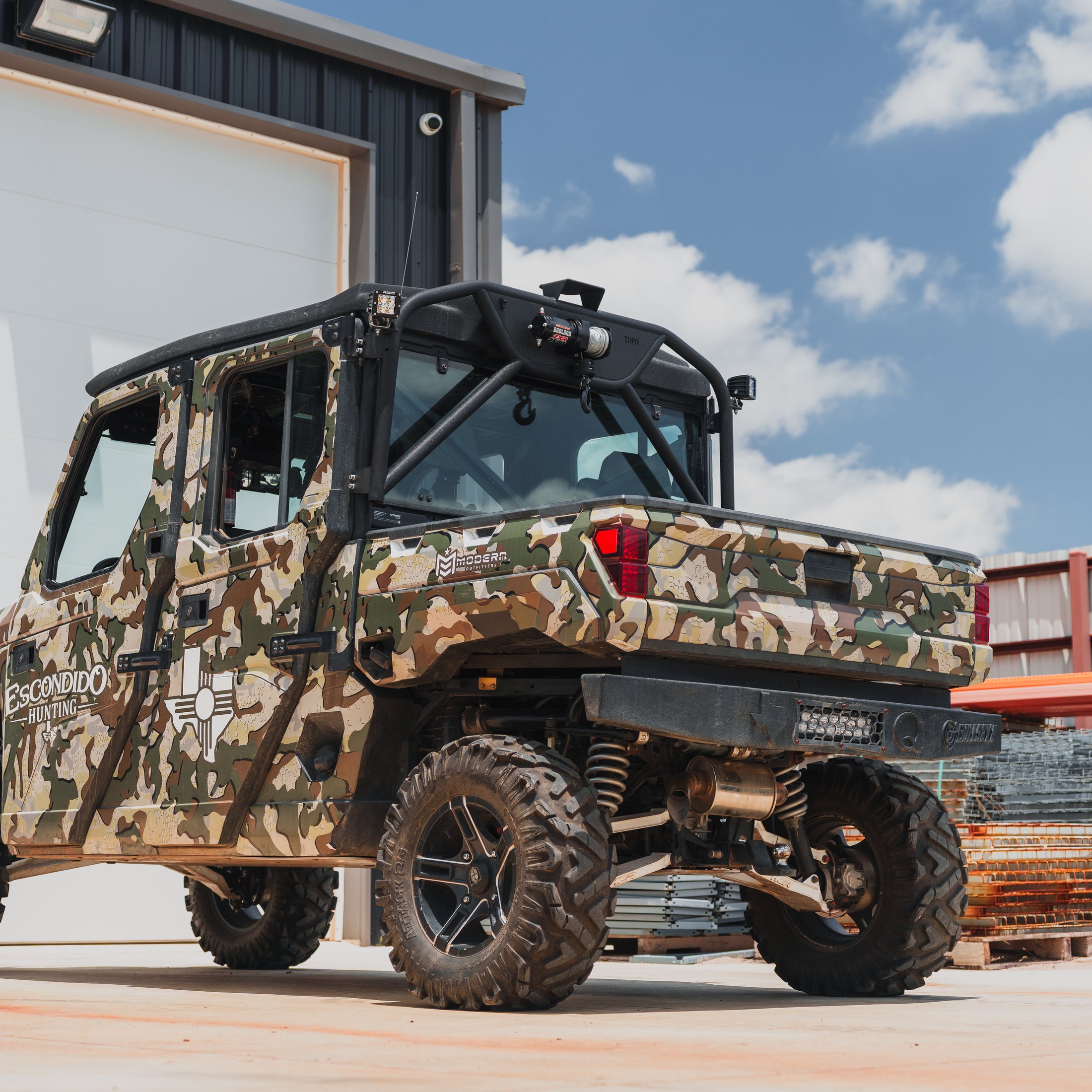 Polaris Ranger Heavy-Duty Winch Headache Rack