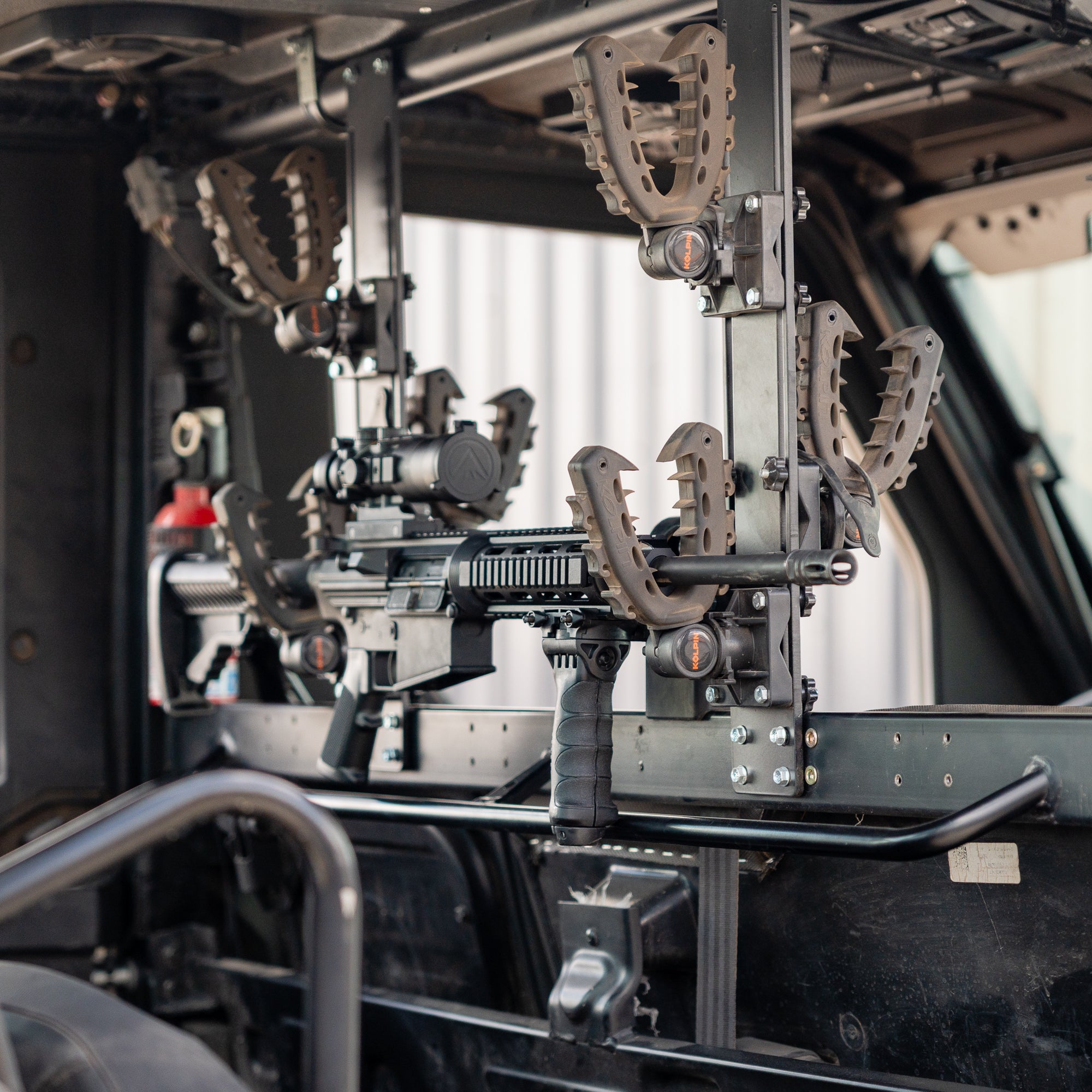 Polaris Ranger Over The Seat Gun Rack Kit