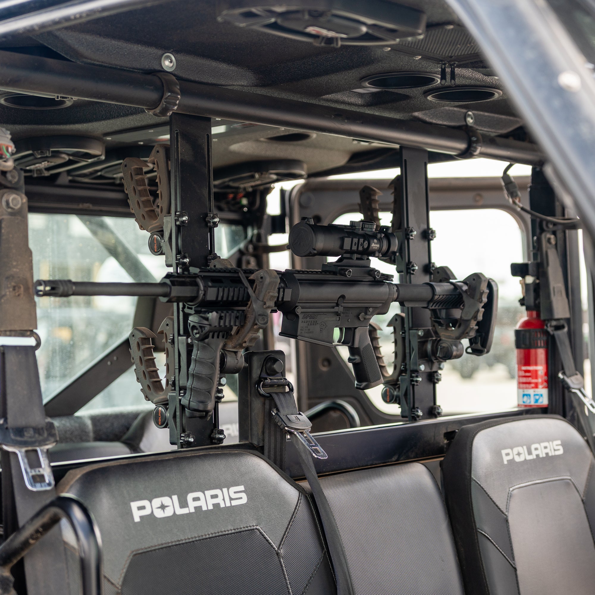 Polaris Ranger Over The Seat Gun Rack Kit