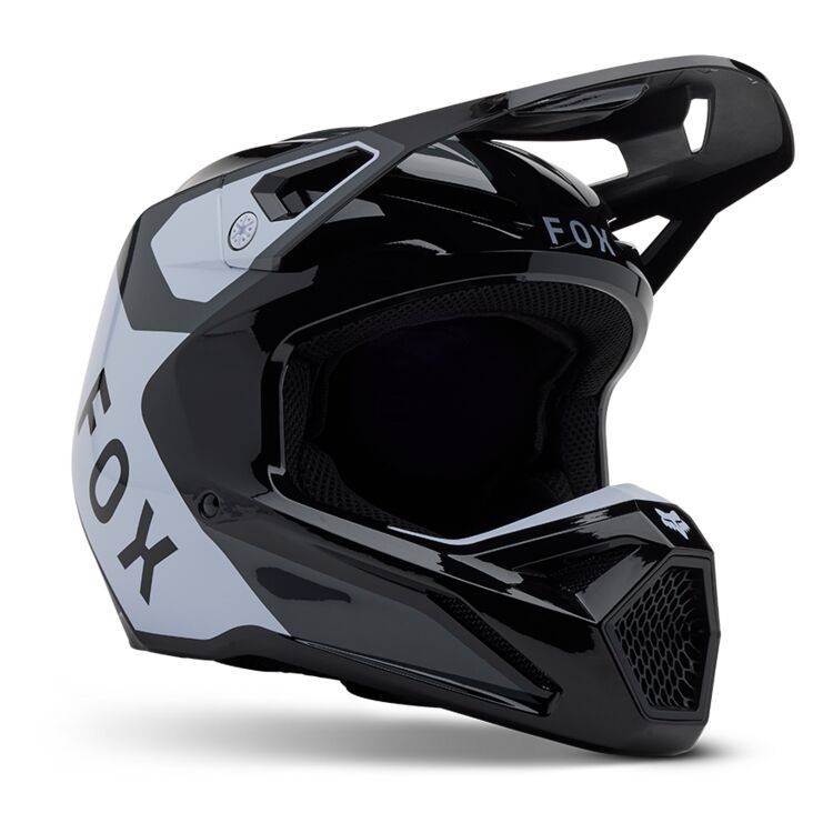 Fox Racing V1 Lean Helmet (Black, Large)